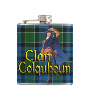 Clan Colquhoun Old Scotland Flask