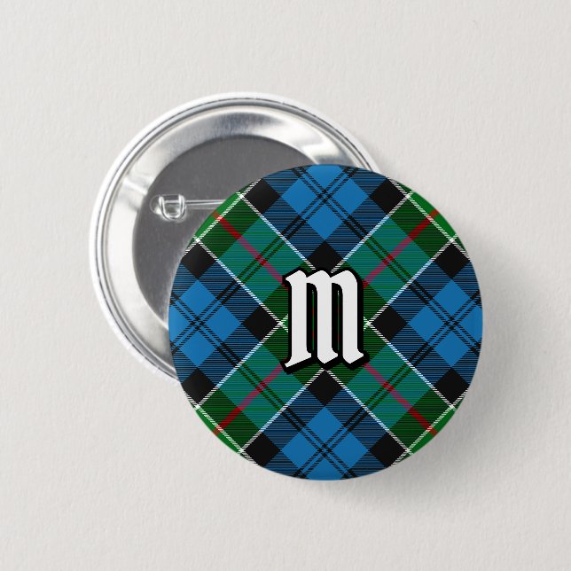 Clan Colquhoun Tartan Button (Front & Back)