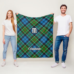 Clan Colquhoun Tartan Fleece Blanket