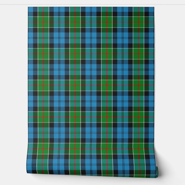Clan Colquhoun Tartan Wallpaper (Unrolling)