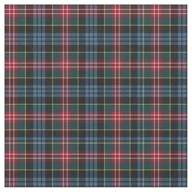 Clan Comyn and Cumming Ancient Tartan Fabric (Close Up)