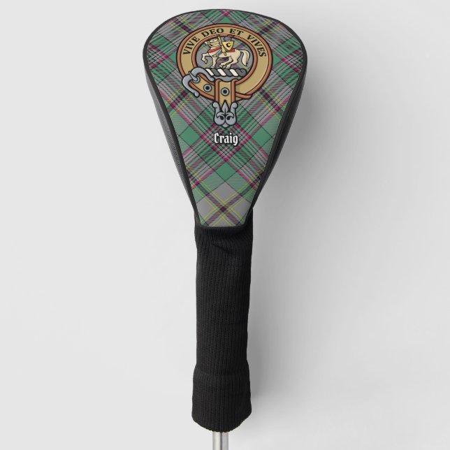 Clan Craig Crest Golf Head Cover (Front)