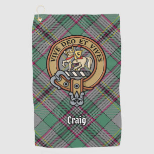 Clan Craig Crest Golf Towel