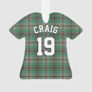 Clan Craig Tartan Christmas Jersey Ornament