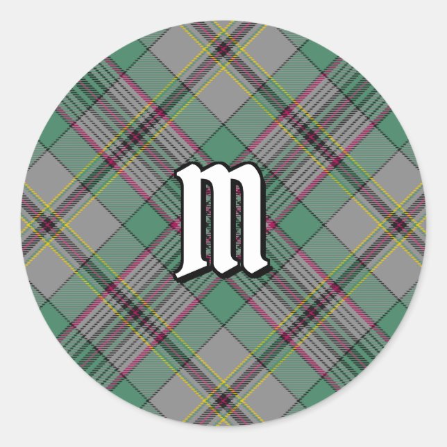 Clan Craig Tartan Classic Round Sticker (Front)