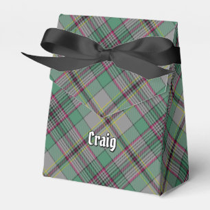 Clan Craig Tartan Favour Box