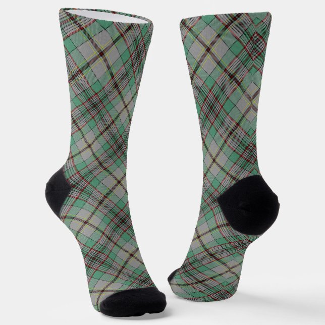 Clan Craig Tartan  Socks (Angled)