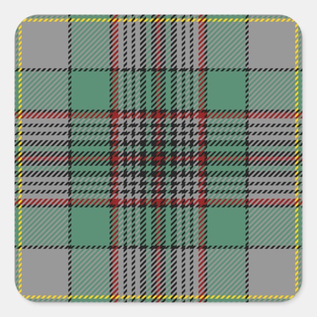 Clan Craig Tartan Square Sticker (Front)