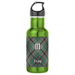 Clan Craig Tartan Stainless Steel Water Bottle