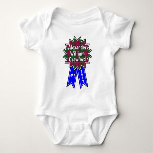 Clan Crawford #1 Award Blue Ribbon Baby Bodysuit