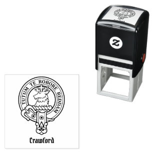 Clan Crawford Crest Self-inking Stamp