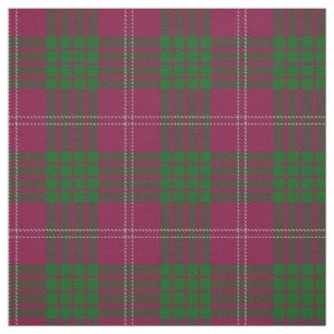 Clan Crawford Scottish Tartan Plaid Fabric