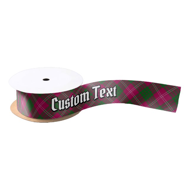 Clan Crawford Tartan Satin Ribbon (Spool)