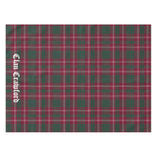 Clan Crawford Tartan Tablecloth