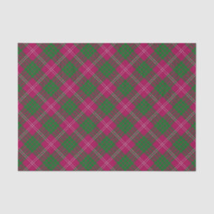 Clan Crawford Tartan Tissue Paper