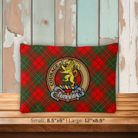 Clan Cumming Crest over Tartan