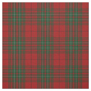 Clan Cumming Cummings Red Tartan Plaid Fabric