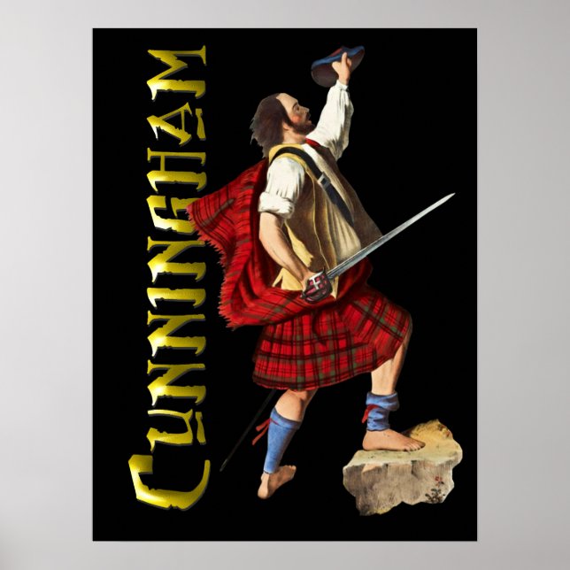Clan Cunningham Scottish Highland Dream Poster (Front)