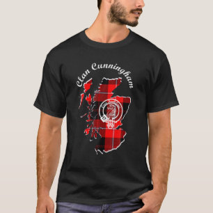 Clan Cunningham Surname Last Name Scottish Tartan T-Shirt
