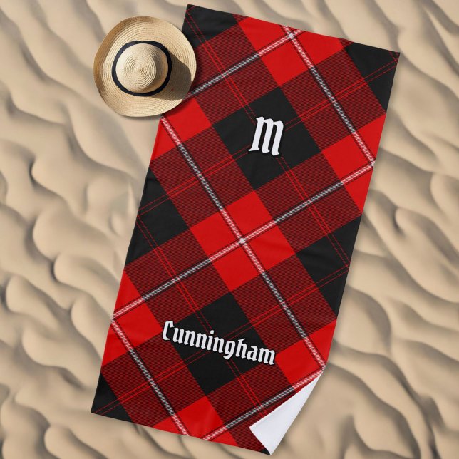 Clan Cunningham Tartan Beach Towel (Creator Uploaded)