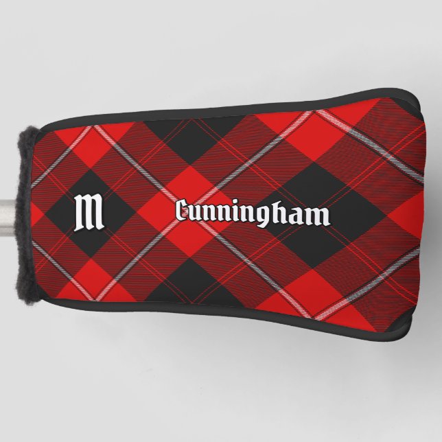 Clan Cunningham Tartan Golf Head Cover (Front)