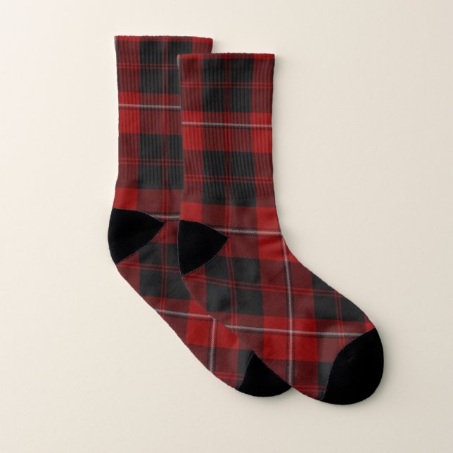 Clan Cunningham Tartan Plaid Socks (Pair)