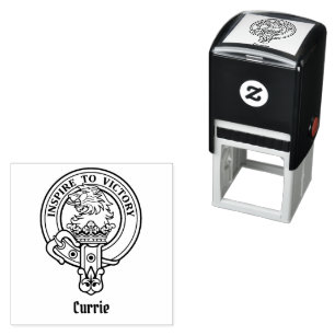 Clan Currie Lion Crest Self-inking Stamp