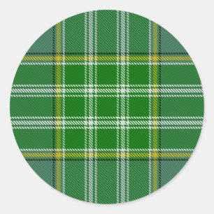 Clan Currie Tartan Classic Round Sticker