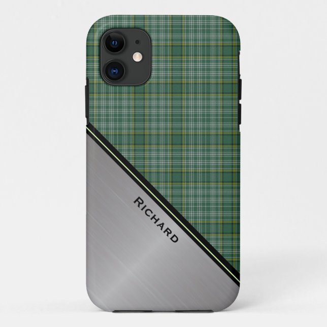 Clan Currie Tartan Plaid iPhone 5S case (Back)