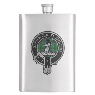 Clan Davidson Crest & Tartan Flask