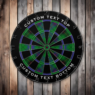 Clan Davidson Tartan Dartboard