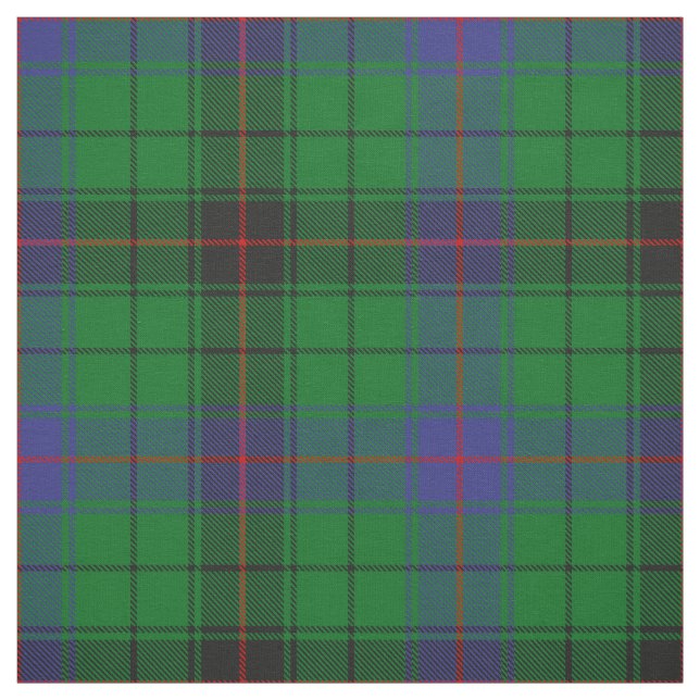 Clan Davidson Tartan Fabric (Swatch)