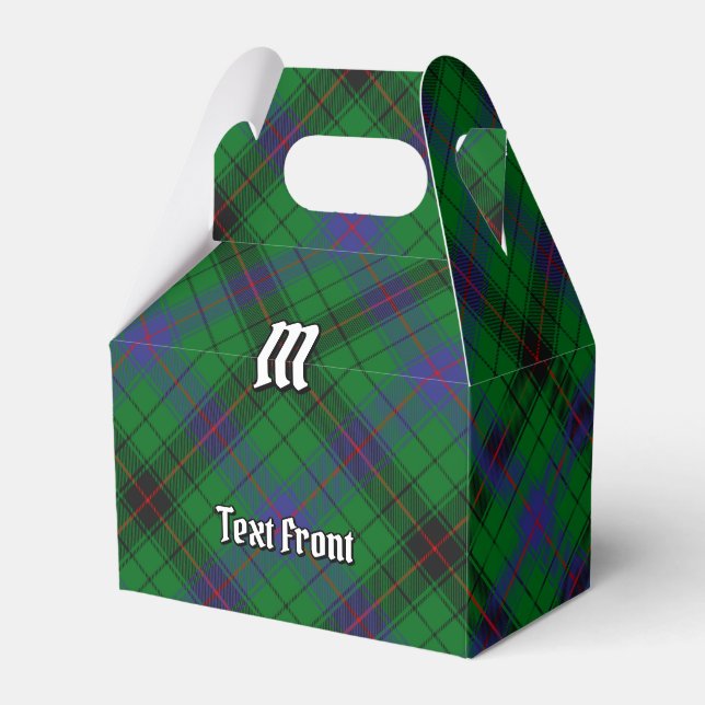 Clan Davidson Tartan Favour Box (Front Side)