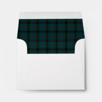Clan Davidson Tartan Forest Green and Black Plaid