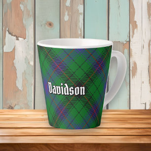 Clan Davidson Tartan Latte Mug