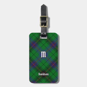 Clan Davidson Tartan Luggage Tag