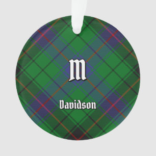 Clan Davidson Tartan Ornament
