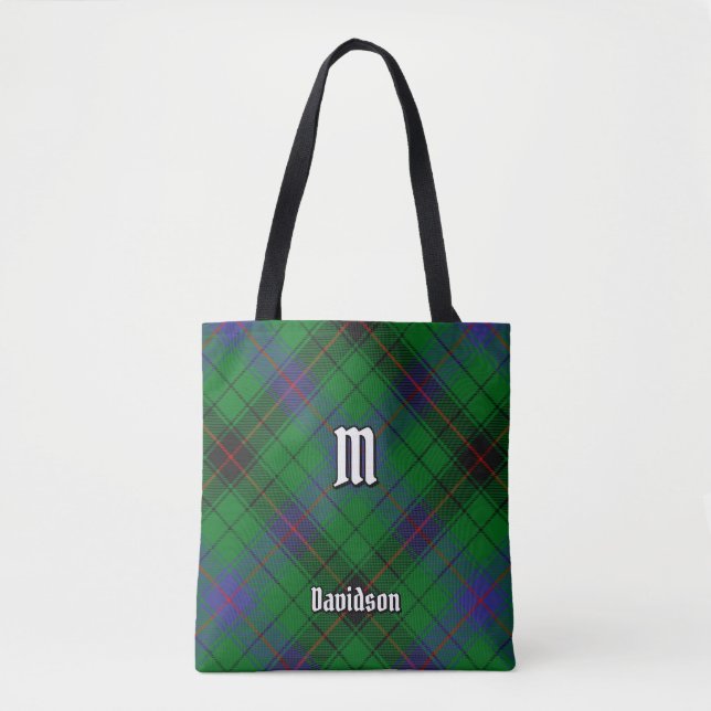 Clan Davidson Tartan Tote Bag (Front)