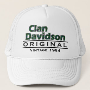 Clan Davidson Vintage Customise Your Birthyear Trucker Hat