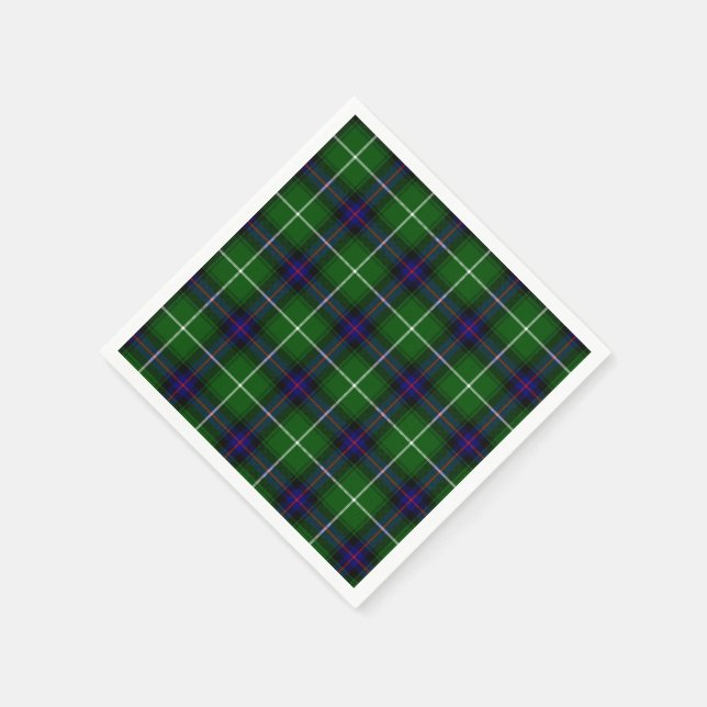 Clan Donald Macdonald Tartan Napkin (Corner)