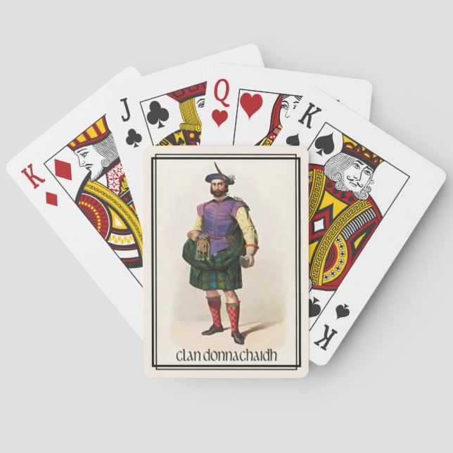 Clan Donnachaidh Classic Scotland Playing Cards (Back)