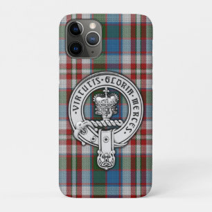Clan Donnachaidh (Robertson) Crest & Dress Tartan iPhone 11 Pro Case