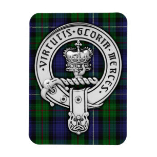 Clan Donnachaidh (Robertson) Crest /Hunting Tartan Magnet