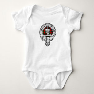 Clan Donnachaidh (Robertson) Crest & Tartan Baby Bodysuit