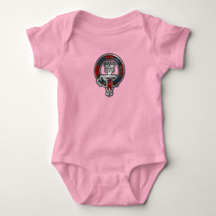 Clan Donnachaidh (Robertson) Crest & Tartan Baby Bodysuit