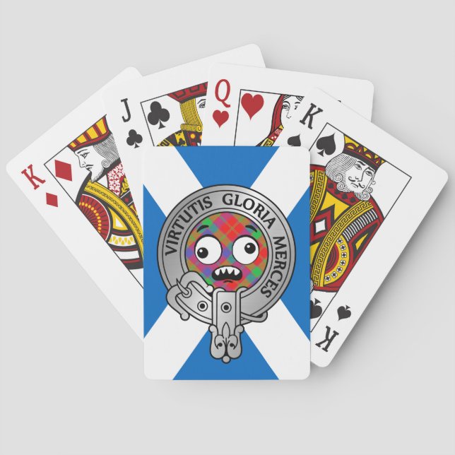 Clan Donnachaidh | Robertson Crest & Tartan Bicycl Playing Cards (Back)