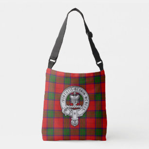 Clan Donnachaidh (Robertson) Crest & Tartan Crossbody Bag