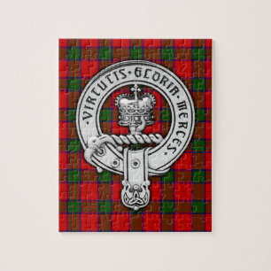 Clan Donnachaidh (Robertson) Crest & Tartan Jigsaw Puzzle