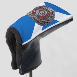 Clan Donnachaidh Robertson Crest & Tartan Knot Golf Head Cover