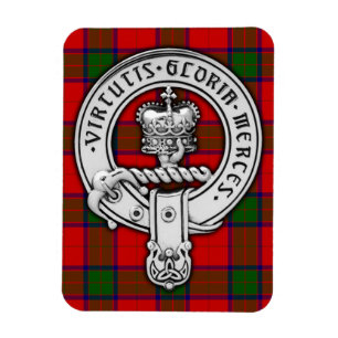 Clan Donnachaidh (Robertson) Crest & Tartan Magnet